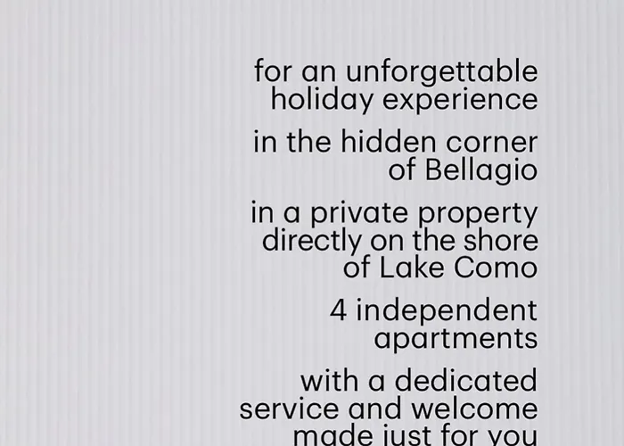 Pescallo Apartmán Bellagio